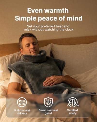 RENPHO Heating Pad for Back, Christmas Gift for Women, FSA Eligible