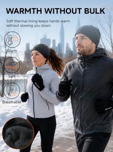 TRENDOUX Winter Gloves for Men Women - Upgraded Touch Screen Cold
