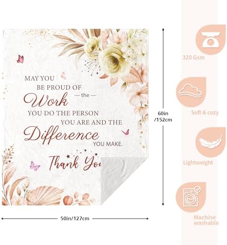 Employee Gifts, Thank You/Appreciation Gifts for Women Blanket