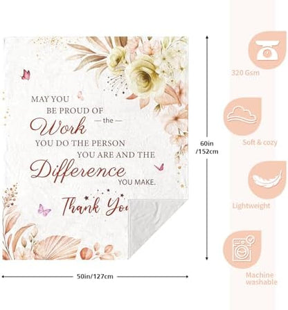 Employee Gifts, Thank You/Appreciation Gifts for Women Blanket