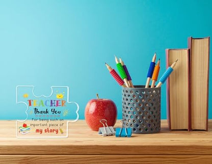 JUESMOS Teacher Appreciation Gift Crystal Gifts for Teachers Desk