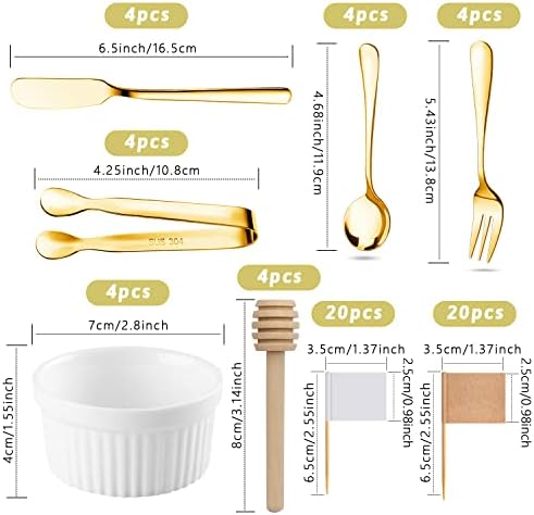 Charcuterie Boards Accessories 64Pcs Cheese Butter Spreader Knives Set