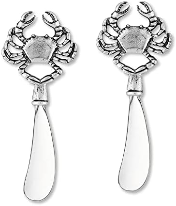 UP Crab Cheese Spreader Set, Zinc Alloy Butter Spreaders with