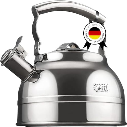 GIPFEL INTERNATIONAL Whistling Tea Kettle Stovetop - Food Grade