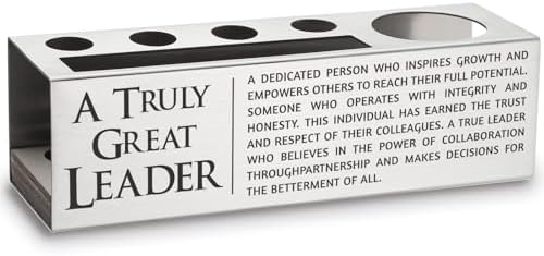 akeke Team Leader Appreciation Gifts for Men, Leader Pen Holder