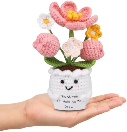 Handmade Crochet Tulip Flower, Appreciation Thank You Gift for