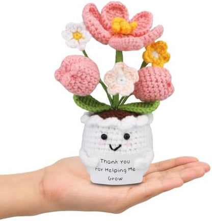 Handmade Crochet Tulip Flower, Appreciation Thank You Gift for