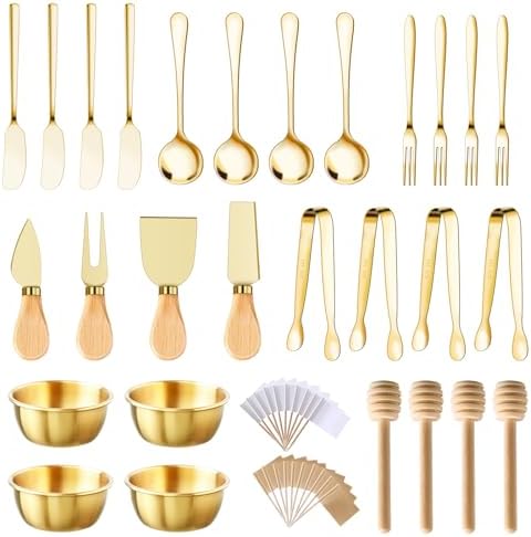 48 Pcs Charcuterie Boards Accessories Butter Spreader Knives Set