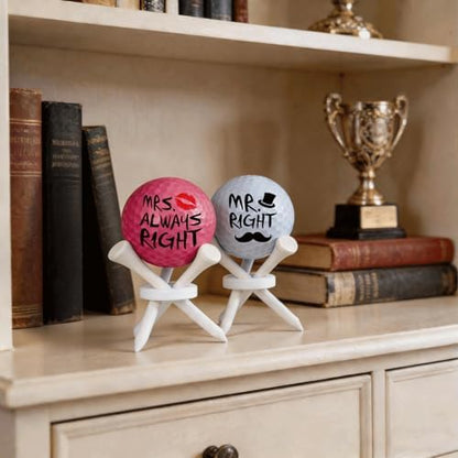 Funny Golf Gifts for Couples Mr & Mrs, Wedding Engagement Bridal