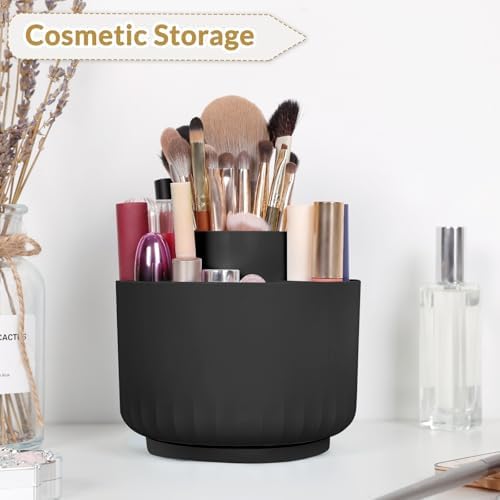 SKYDUE 360 Degree Rotating Pencil Pen Holder for Desk, Dual-Purpose