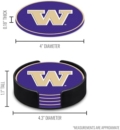 Rico Industries NCAA 4pack Coaster Set - Classic Favorites