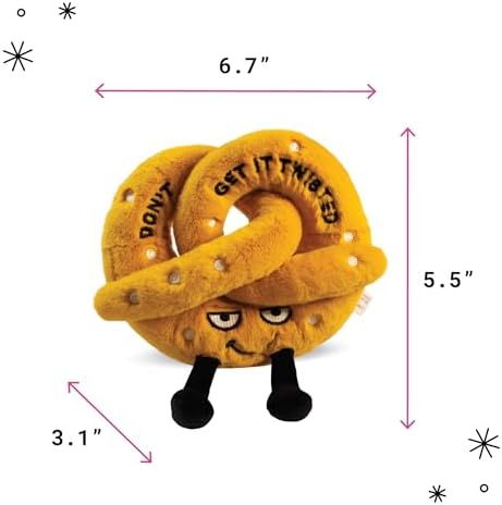 Punchkins Pretzel Plushie - Don't Get It Twisted Sassy Pretzel Plush
