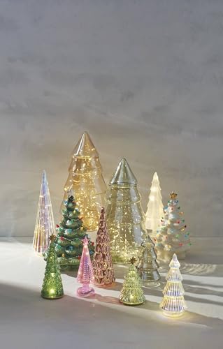 Lenox Treasured Traditions Green Christmas Lit Tree Figurine