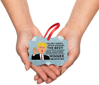 Andaz Press President Donald Trump Fancy Frame Keepsake Christmas