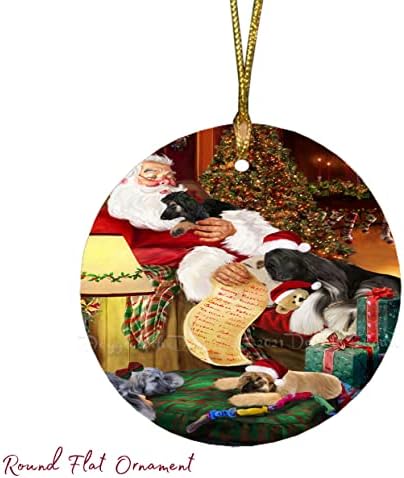 The Ultimate Dog Lover Christmas Basket Santa Sleeping with Afghan