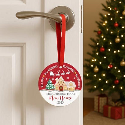 First Christmas in Our New Home Ornament 2025, Housewarming Gifts for