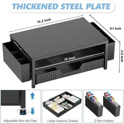 OPNICE Desk Organizers and Accessories, Computer Monitor Stand Riser