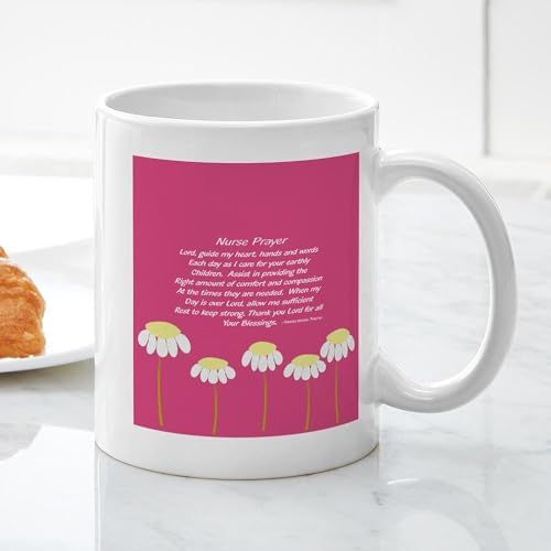CafePress Nurse Prayer Blanket PILLOW 2 Mugs 11 oz (325 ml) Ceramic
