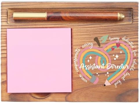 Assistant Director Sticky Note Holder, Inspirational Desk Organizer