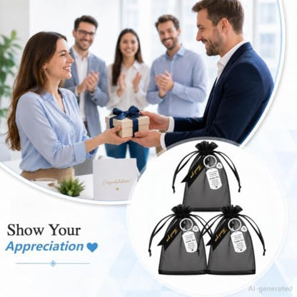 12 Pcs Team Appreciation Gifts Bulk for Coworker Staff Keychains