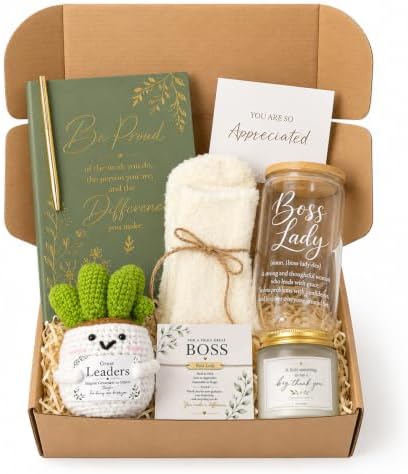 LUICONMO Thank You Gifts for Boss Lady, Bosses Day Gifts for Women