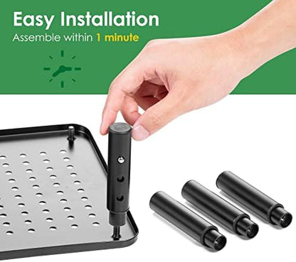 DOLALIKE 2 Pack Desktop Riser, 3 Height Adjustable Monitor stands for