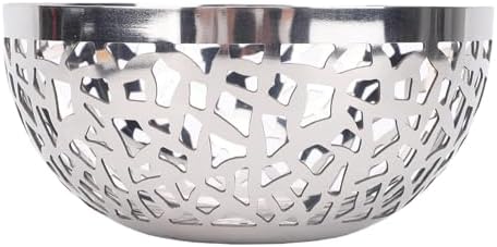 Luocute Stainless Steel Fruit Bowl for Kitchen Countertop Storage