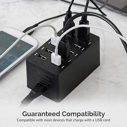 SABRENT 60W 10-Port USB Charging Station, Auto-Detect (AX-TPCS)