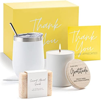 Boxzie Thank You Gifts for Women, Appreciation Gift Box Set, Gratitude