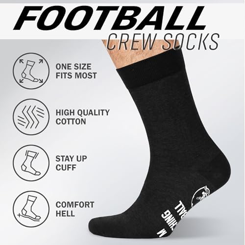 Funny Socks For Men - Cool Mens Football Socks, Sports Stocking