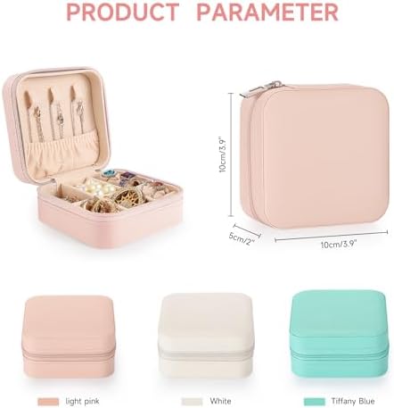 Personalized Jewelry Box for Women, Custom Travel Jewelry Case with