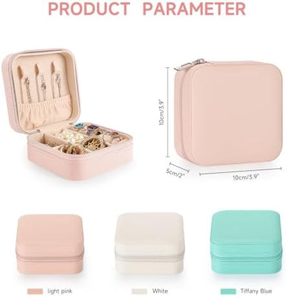 Personalized Jewelry Box for Women, Custom Travel Jewelry Case with