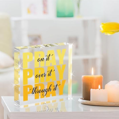 Yellow Room Decor, Inspirational Christian Gifts for Women, Yellow