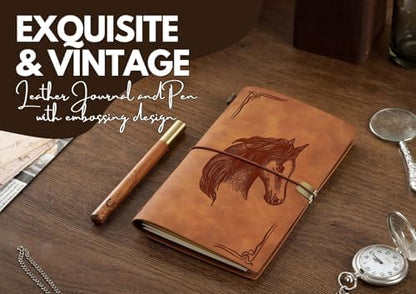 InnoBeta Horse Gifts Journal with Pen for Horse Lovers, Horse Stuff