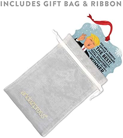 Andaz Press President Donald Trump Fancy Frame Keepsake Christmas