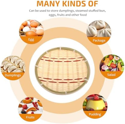 Woven Basket for Flowers and Cooked Food Table Decor
