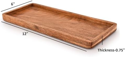 Platter Acacia Wood Serving Platters Set of 3 Cake Appetizer Plates