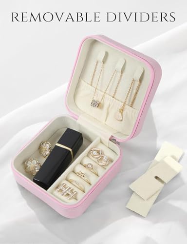 SLOZO Travel Jewelry Case, Travel Jewelry Box, Mini Jewelry Travel