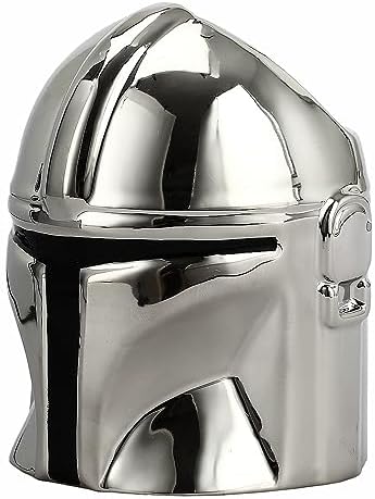 Bioworld The Mandalorian Din Djarin Helmet Pen Cup Silver