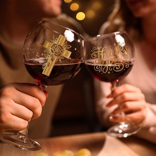 Thank You Gifts for Women Wine Glass Wine Bag Set