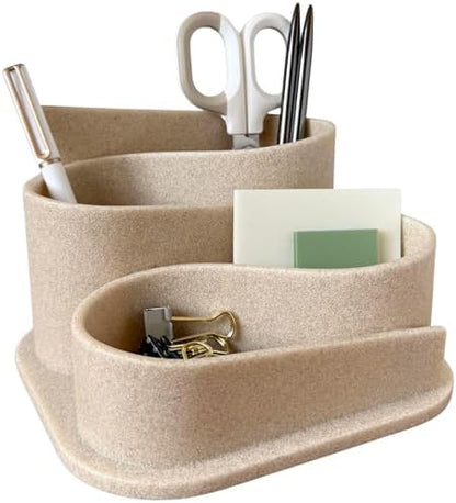 OAKOA Aesthetic Desk Organizer - Modern Desk Accessories - Boho Pen