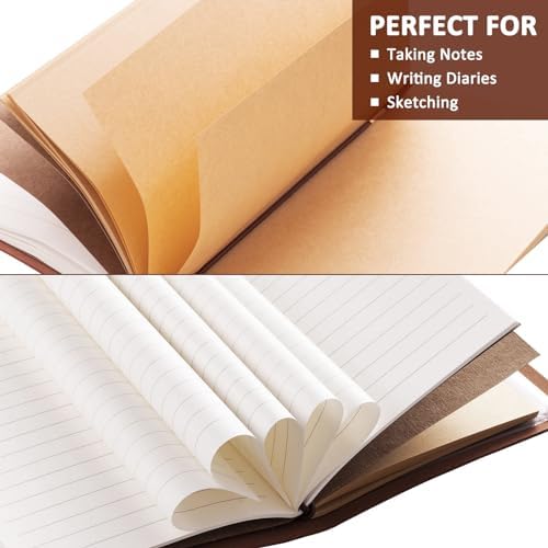 Thank You Gifts Monogrammed Initial Leather Journal Make a Difference