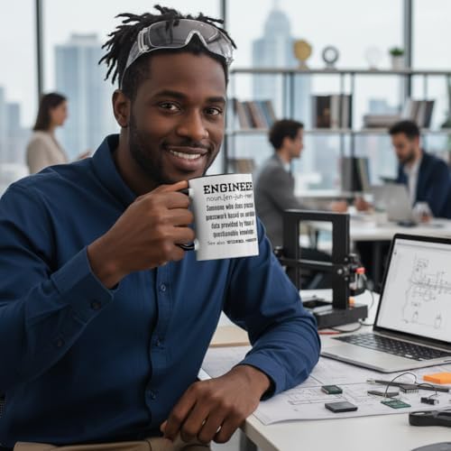Funny Engineer Definition Gift Ceramic Coffee Mug Tea Cup 11 oz