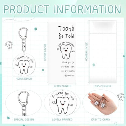 Gersoniel 10 Sets Dental Hygienist Appreciation Gifts Set Tooth Pens