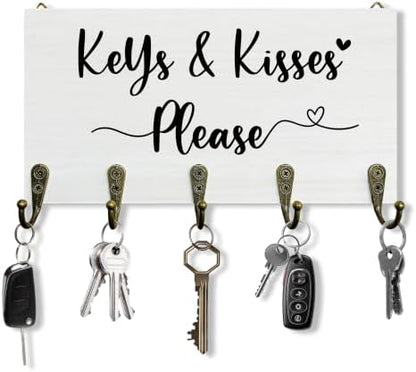 Couple Cute Key Holder for Wall 10"x5.12"