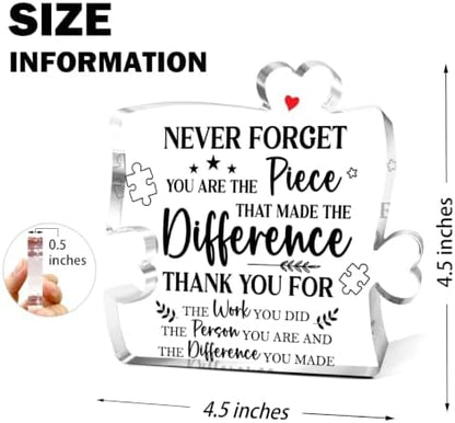 Thank You Gifts for Coworkers Employees Colleagues, Never Forget You