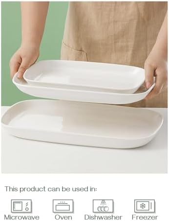 DOWAN Serving Platters and Trays for Wedding Decor, 16"/14"/12"