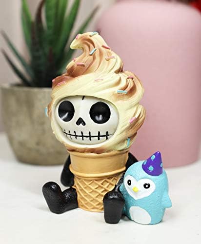 Ebros Gift Furry Bones Sweet Tooth Dessert Ice Cream Swirl On Sugar