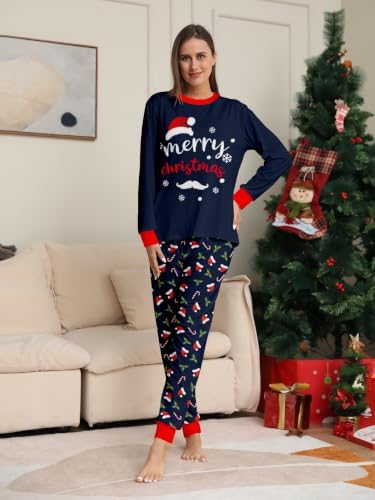 Christmas Family Pajamas Set Long Sleeve Matching Festival Lounge PJ