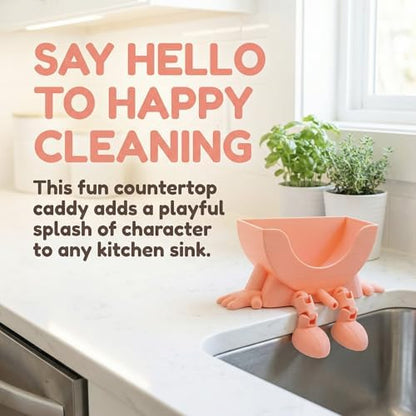 Hanging Sponge Holder with Drain Holes for Kitchen Sink